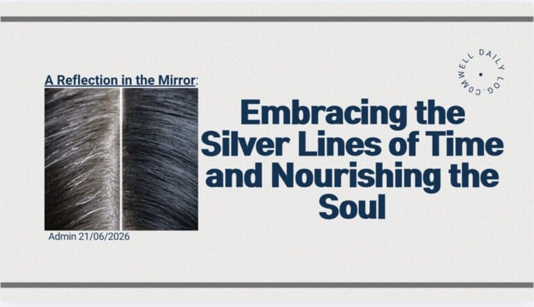 A Reflection in the Mirror: Embracing the Silver Lines of Time and Nourishing the Soul